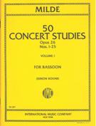 Concert Studies, Op. 26, Nos. 1-25 : For Bassoon - Vol. I / Ed. by Simon Kovar.