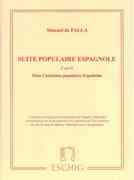 Suite Populaire Espagnole : For Cello and Piano.