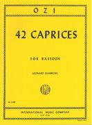 42 Caprices : For Bassoon.