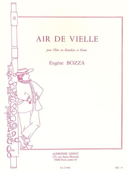 Air De Vielle : Pour Hautbois Et Piano.
