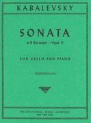 Sonata In B Flat, Op. 71 : For Violoncello and Piano / edited by Mstislav Rostropovich.