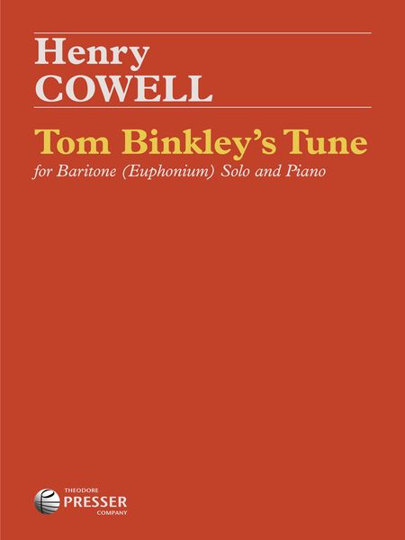 Tom Binkley's Tune For Baritone & Piano : (Euphonium).