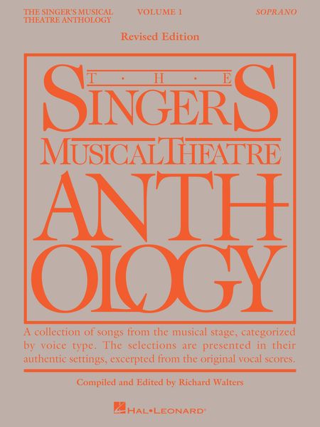 Singer's Musical Theatre Anthology, Vol. 1 : Soprano.