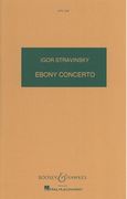 Ebony Concerto : For Clarinet With Jazz Ensemble.
