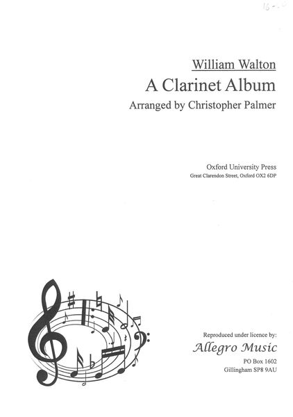 Clarinet Album / arranged by Christopher Palmer.